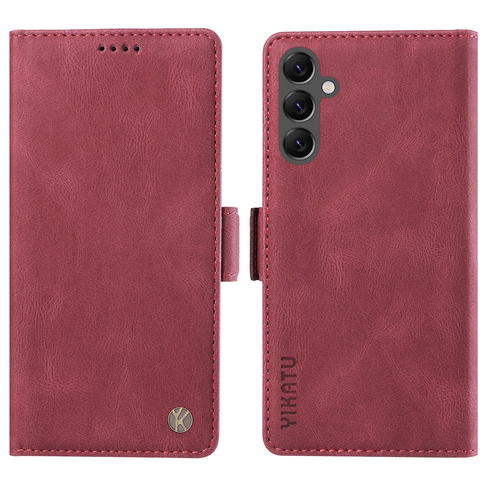 YIKATU YK-005 PU Leather Phone Case for Samsung Galaxy A25 5G A24 4G Wallet Stand Skin-touch Shockproof Cover YIKATU YK-005 PU Leather Phone Case for Samsung Galaxy A25 5G A24 4G Wallet Stand Skin-touch Shockproof Cover